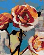 Zuty - Painting by Numbers - Bouquet of Flowers in Cuban Style, 80X100 Cm, Canvas+Frame - Painting by Numbers