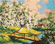 Zuty – Maľovanie Podľa Čísel – Kvitnúce Záhrady, 80 × 100 cm, Plátno + Rám - Maľovanie podľa čísel