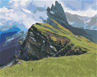 Zuty – Maľovanie Podľa Čísel – Hrebeň Odle Oddeľujúci Údolie, 80 × 100 cm, Plátno + Rám - Maľovanie podľa čísel