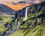 Zuty – Maľovanie Podľa Čísel – Krajina A Vodopád, 80 × 100 cm, Plátno + Rám - Maľovanie podľa čísel