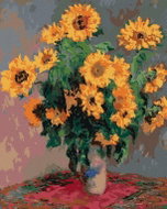 Zuty - Painting by Numbers - Sunflowers (Claude Monet), 80X100 Cm, Canvas - Painting by Numbers