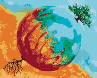 Zuty - Painting by Numbers - Climate Change, 40X50 Cm, Canvas - Painting by Numbers