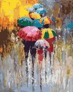 Zuty - Painting by Numbers - Rainy Day, 80X100 Cm, Canvas - Painting by Numbers