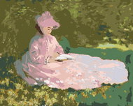 Zuty - Painting by Numbers - Spring (Claude Monet), 40X50 Cm, Canvas - Painting by Numbers