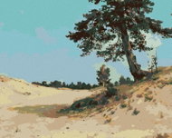 Zuty - Painting by Numbers - Pine Trees on Sand (Ivan Shishkin), 40X50 Cm, Canvas - Painting by Numbers