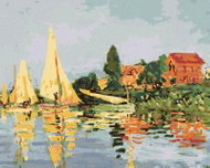 Zuty - Painting by Numbers - Regatta In Argenteuil (Claude Monet), 80X100 Cm, Canvas - Painting by Numbers