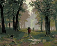 Zuty - Painting by Numbers - Rain in the Oak Forest (Ivan Shishkin), 40X50 Cm, Canvas+Frame - Painting by Numbers