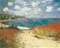 Zuty - Painting by numbers - ROAD TO POURVILLE (CLAUDE MONET), 80x100 cm, off canvas on frame - Painting by Numbers