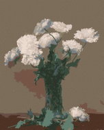 Zuty - Painting by Numbers - Peonies (Henri Fantin-Latour), 80X100 Cm, Canvas - Painting by Numbers
