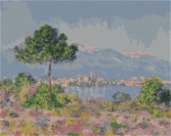 Zuty - Painting by Numbers - Antibes Looking from the Plateau Notre-Dame (Claude Monet), 80X100 Cm,  - Painting by Numbers