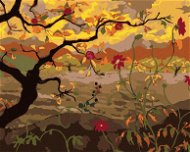 Zuty - Painting By Numbers - Apple Tree With Red Fruits (Paul Ranson), 80X100 Cm, Canvas+Frame - Painting by Numbers