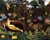 Zuty - Painting by Numbers - Dream (Henri Rousseau), 40X50 Cm, Canvas+Frame - Painting by Numbers