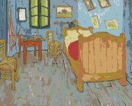 Zuty - Painting By Numbers - Bedroom In Arles (Vincent Van Gogh), 40X50 Cm, Canvas+Frame - Painting by Numbers