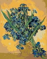 Zuty - Painting by Numbers - Still Life Vase With Irises On Yellow Background (Vincent Van Gogh), 80 - Painting by Numbers