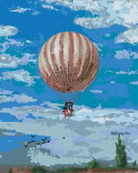 Zuty - Painting by Numbers - Balloon (Pál Szinyei Merse), 40X50 Cm, Canvas+Frame - Painting by Numbers