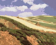 Zuty - Painting by Numbers - Field (Pál Szinyei Merse), 40X50 Cm, Canvas+Frame - Painting by Numbers