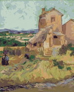 Zuty - Painting by Numbers - Old Mill (Vincent Van Gogh), 80X100 Cm, Canvas+Frame - Painting by Numbers
