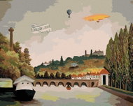 Zuty - Painting by Numbers - View of the Bridge in Sevres and the Clamart Hills (Henri Rousseau), 40 - Painting by Numbers