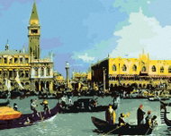 Zuty - Painting by Numbers - The Return of Bucintor to the Port on the Feast of the Ascension (Canal - Painting by Numbers