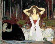 Zuty - Painting by Numbers - Ashes (Edvard Munch), 80X100 Cm, Canvas - Painting by Numbers