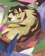 Zuty - Painting by Numbers - Tiger (Franz Marc), 80X100 Cm, Canvas - Painting by Numbers
