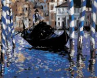 Zuty - Painting by Numbers - Grand Canal in Venice (Édouard Manet), 80X100 Cm, Canvas+Frame - Painting by Numbers