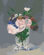 Zuty - Painting by Numbers - Flowers In A Crystal Vase (Édouard Manet), 40X50 Cm, Canvas - Painting by Numbers