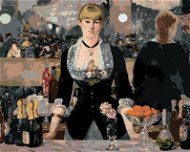 Zuty - Painting by Numbers - Bar In Folies Bergere (Édouard Manet), 80X100 Cm, Canvas+Frame - Painting by Numbers