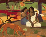 Zuty - Painting by Numbers - Arearea (Paul Gauguin), 80X100 Cm, Canvas+Frame - Painting by Numbers