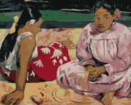Zuty - Painting by Numbers - Tahitian Women on the Beach (Paul Gauguin), 40X50 Cm, Canvas - Painting by Numbers
