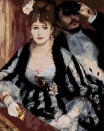 Zuty - Painting by Numbers - Theatre Box (Pierre-Auguste Renoir), 80X100 Cm, Canvas - Painting by Numbers