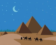Zuty - Painting by Numbers - Pyramids of Egypt, 80X100 Cm, Canvas - Painting by Numbers