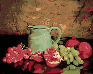 Zuty - Painting by Numbers - Still Life With Fruit, 80X100 Cm, Canvas+Frame - Painting by Numbers