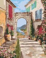 Zuty - Painting by Numbers - Path to the Sea, 80X100 Cm, Canvas+Frame - Painting by Numbers