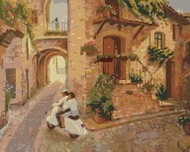 Zuty - Painting by Numbers - Tour of Italy, 40X50 Cm, Canvas+Frame - Painting by Numbers