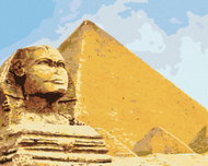 Zuty - Painting by Numbers - Sphinx, 40X50 Cm, Canvas - Painting by Numbers