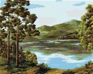 Zuty – Maľovanie Podľa Čísel – Horské Jazero, 80 × 100 cm, Plátno + Rám - Maľovanie podľa čísel