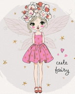 Zuty - Painting by Numbers - Fairy Girl, 80X100 Cm, Canvas+Frame - Painting by Numbers