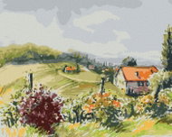 Zuty - Painting by Numbers - Landscape With Vineyards, 40X50 Cm, Canvas - Painting by Numbers