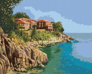 Zuty - Painting by Numbers - Coast In Bulgaria, 40X50 Cm, Canvas+Frame - Painting by Numbers