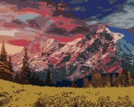 Zuty - Painting by Numbers - Fairytale Landscape in the Alps, 80X100 Cm, Canvas - Painting by Numbers