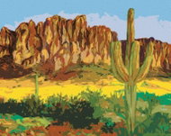 Zuty - Painting by Numbers - Arizona Desert Landscape, 40X50 Cm, Canvas - Painting by Numbers