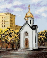 Zuty - Painting by Numbers - Russian Chapel, 40X50 Cm, Canvas - Painting by Numbers
