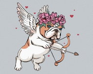 Zuty - Painting by Numbers - Dog Angel, 80X100 Cm, Canvas+Frame - Painting by Numbers