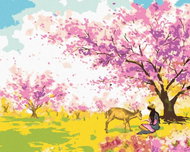 Zuty - Painting by Numbers - Meadow Landscape, 80X100 Cm, Canvas+Frame - Painting by Numbers