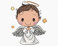 Zuty - Painting by Numbers - Baby Angel, 40X50 Cm, Canvas - Painting by Numbers
