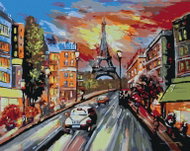 Zuty - Painting by Numbers - Colorful Paris, 80X100 Cm, Canvas - Painting by Numbers