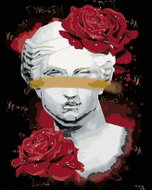 Zuty - Painting by Numbers - Venus With Red Roses, 80X100 Cm, Canvas+Frame - Painting by Numbers