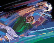 Zuty - Painting by Numbers - Soccer Goalkeeper, 80X100 Cm, Canvas+Frame - Painting by Numbers