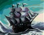 Zuty – Maľovanie Podľa Čísel – Pirátska Loď Na Mori, 40 × 50 cm, Plátno - Maľovanie podľa čísel